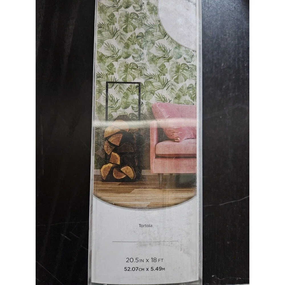 NuWallpaper Tortola Tropical Green Vinyl Peel & Stick Wallpaper (30.75 Sq. Ft.)